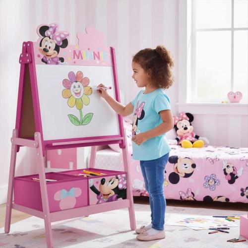 LAVAGNA DOPPIA SUPERFICIE GESSETTI E PENNARELLI MINNIE MOUSE TOPOLINO