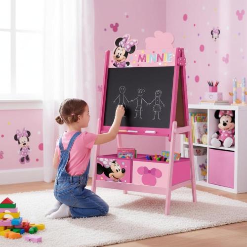 LAVAGNA DOPPIA SUPERFICIE GESSETTI E PENNARELLI MINNIE MOUSE TOPOLINO