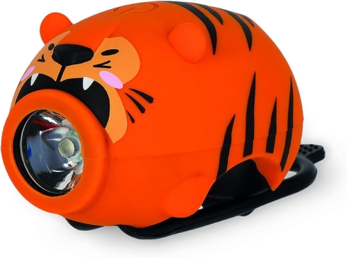 LUCE FRONTALE RICARICABILE PER BICI CON CAMPANELLO TIGRE