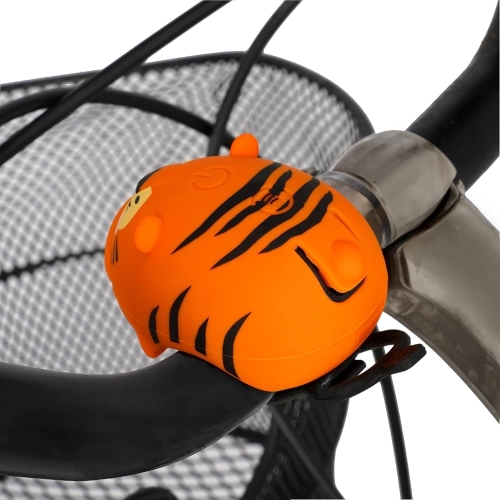 LUCE FRONTALE RICARICABILE PER BICI CON CAMPANELLO TIGRE