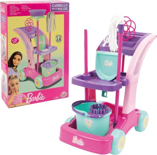 BARBIE CARRELLO PULIZIE GRANDI GIOCHI