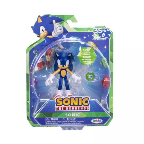 SONIC - 35TH ANNIVERSARY PERSONAGGIO ARTICOLATO 10 CM SONIC CON ACCESSORIO