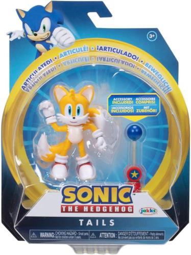 SONIC - 35TH ANNIVERSARY PERSONAGGIO ARTICOLATO 10 CM TAILS CON ACCESSORIO