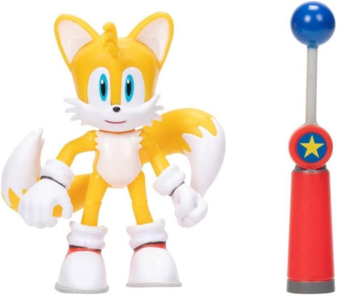 SONIC - 35TH ANNIVERSARY PERSONAGGIO ARTICOLATO 10 CM TAILS CON ACCESSORIO