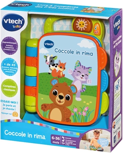 COCCOLE IN RIMA LIBRO SENSORIALE INTERATTIVO