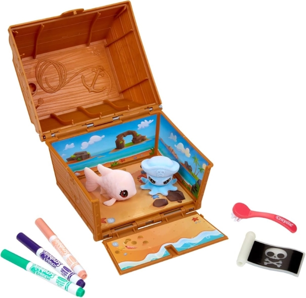 WASHIMALS GLOW OCEAN - SCRIGNO DEL TESORO CRAYOLA