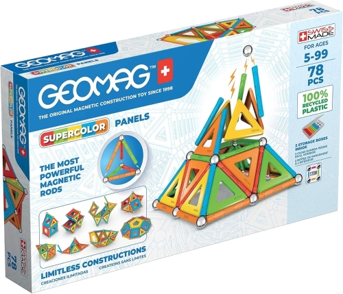GEOMAG SUPERCOLOR PANELS RECYCLED - 78 PCS