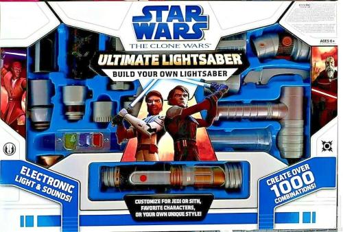 STAR WARS THE CLONE WARS COSTRUISCI LA TUA SPADA LASER LIGHTSABER