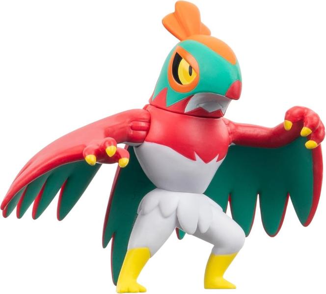 POKEMON BATTLE FIGURE SET 3 PERSONAGGI - PERRSERKER + HAWLUCHA + PIKACHU