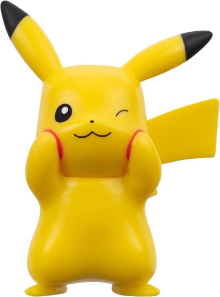 POKEMON BATTLE FIGURE SET 3 PERSONAGGI - PERRSERKER + HAWLUCHA + PIKACHU