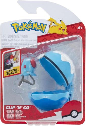 POKEMON PERSONAGGIO CLIP N GO TENTACOOL + DIVE BALL