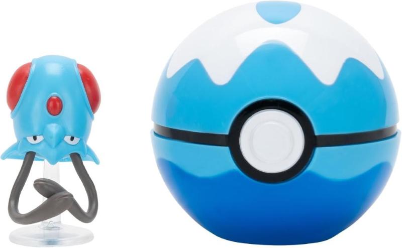 POKEMON PERSONAGGIO CLIP N GO TENTACOOL + DIVE BALL