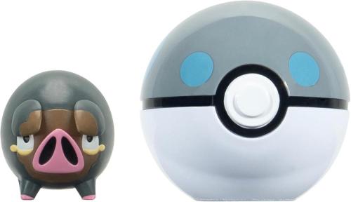 POKEMON PERSONAGGIO CLIP N GO LECHONK + HEAVY BALL