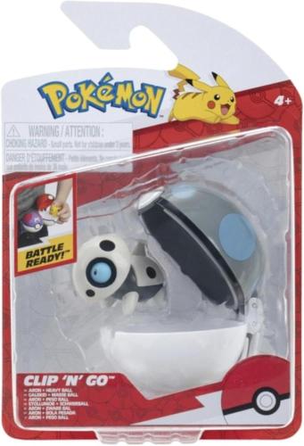 POKEMON PERSONAGGIO CLIP N GO ARON + HEAVY BALL