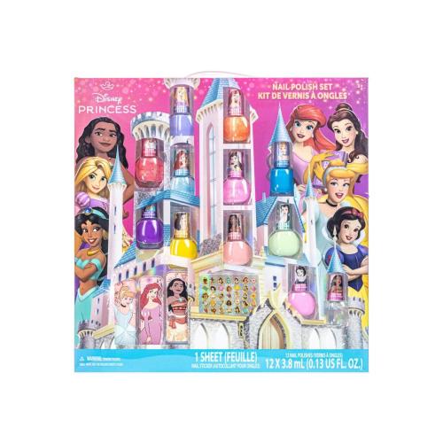DISNEY PRINCIPESSE NAIL POLISH SET UNGHIE 16 PZ