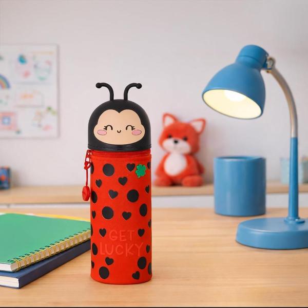 KAWAII - ASTUCCIO 2 IN 1 LADYBUG COCCINELLA