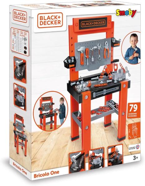 BANCO LAVORO BLACK & DECKER BRICOLO ONE SMOBY
