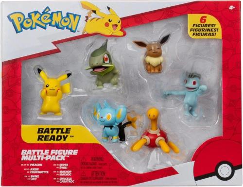 POKEMON 6 PERSONAGGI BATTLE FIGURE REI TOYS