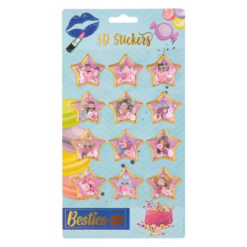 A DI ARTE BESTIES- 3D STICKER GLITTER  GIOCHERIA