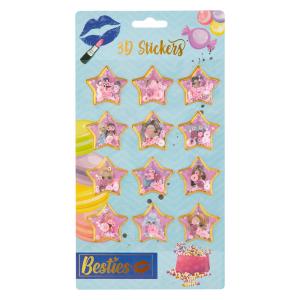 A DI ARTE BESTIES- 3D STICKER GLITTER  GIOCHERIA