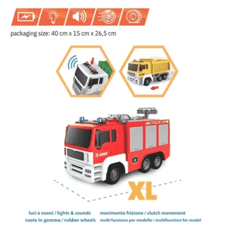 URBAN CITY CAMION POMPIERI CON BOTTE