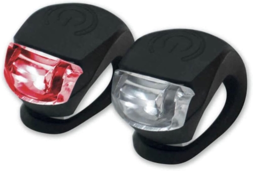 SET 2 LUCI PER BICI ROSSA E BIANCA