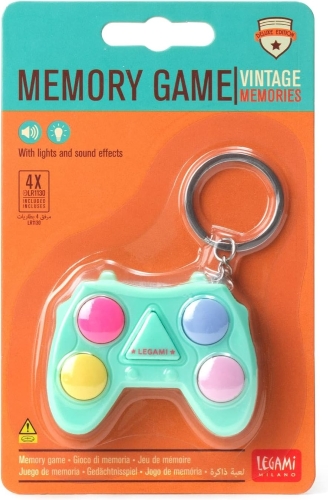 VINTAGE GIOCO DI MEMORIA SUONI E LUCI TURQUOISE