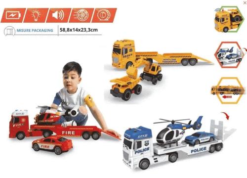 CAMION TRASPORTA VEICOLI DI SERVIZIO 4 MODELLI ASS