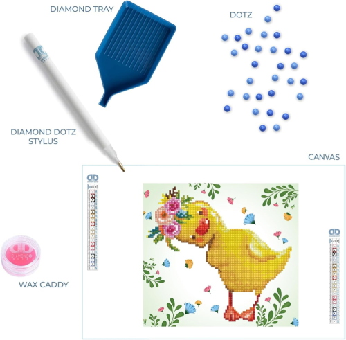 DIAMOND DOTZ PAINTING BEGINNER KIT DI PITTURA DAISY