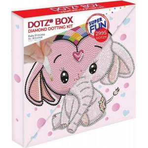 DIAMOND DOTZ ELEFANTE BABY PRINCESS