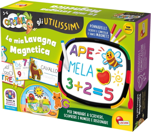 CAROTINA GLI UTILISSIMI LAVAGNA MAGNETICA GRANDE EDUCATIVA LISCIANI