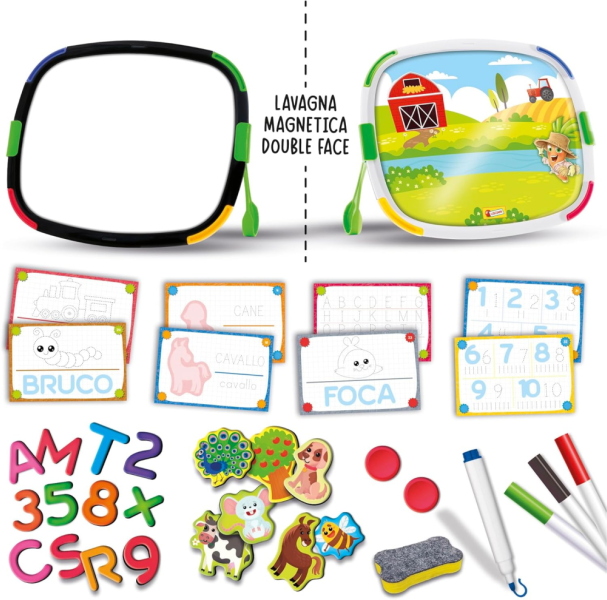 CAROTINA GLI UTILISSIMI LAVAGNA MAGNETICA GRANDE EDUCATIVA LISCIANI