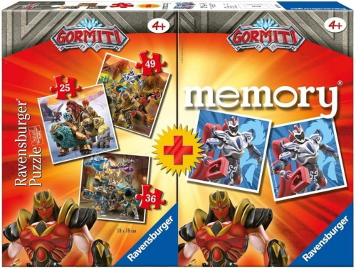 GORMITI PUZZLE + MEMORY RAVENSBURGER