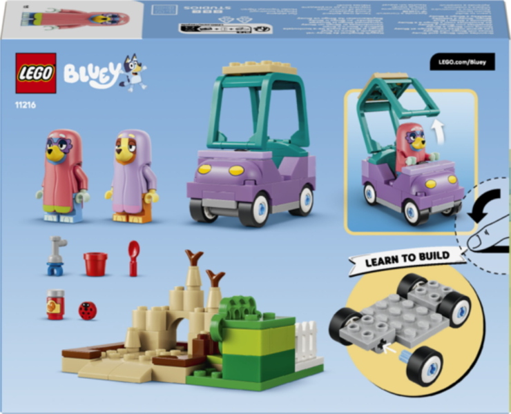 LEGO BLUEY NONNE CON BINGO E BLUEY