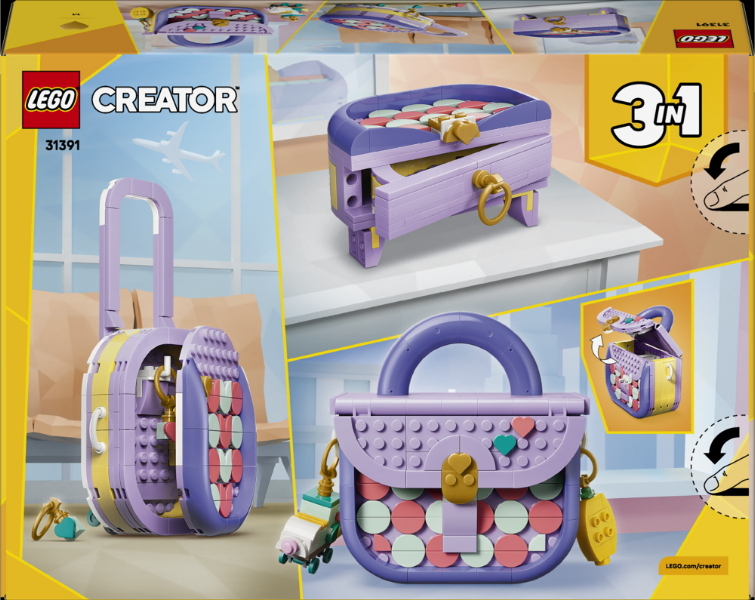 LEGO CREATOR BORSETTA ALLA MODA PORTAOGGETTI