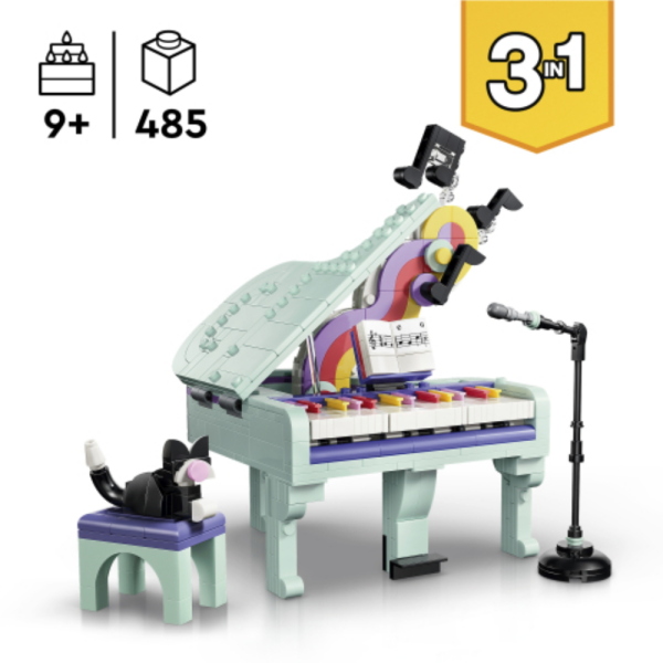LEGO CREATOR PIANOFORTE DECORATIVO CON GATTO