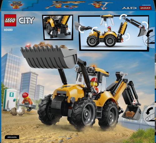 LEGO CITY GREAT VEHICLES SCAVATRICE DA CANTIERE GIALLA