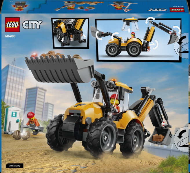 LEGO CITY GREAT VEHICLES SCAVATRICE DA CANTIERE GIALLA