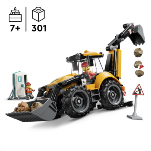 LEGO CITY GREAT VEHICLES SCAVATRICE DA CANTIERE GIALLA