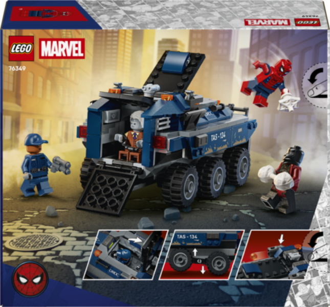 LEGO SUPER HEROES MARVEL SPIDER-MAN: INSEGUIMENTO DEL TRASPORTATORE DI DETENUTI