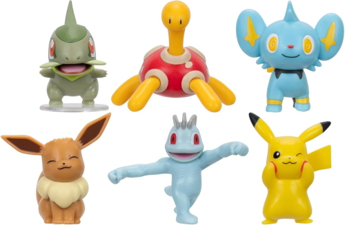 POKEMON 6 PERSONAGGI BATTLE FIGURE REI TOYS