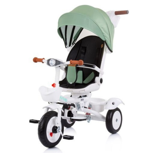 TRICICLO RIPIEGABILE 360  SEDILE GIREVOLE FUTURO GREEN