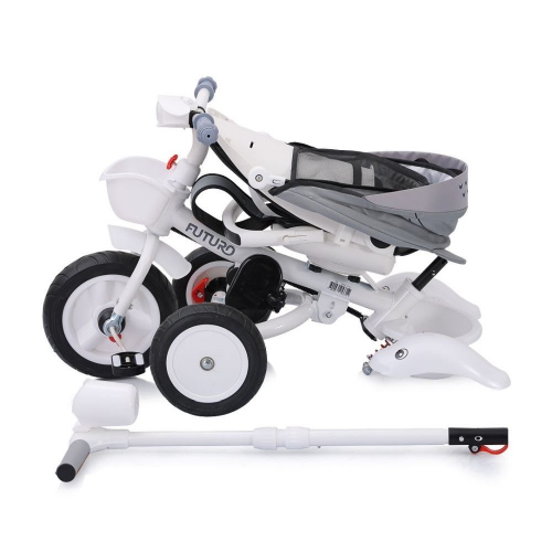TRICICLO RIPIEGABILE 360  SEDILE GIREVOLE FUTURO GREEN