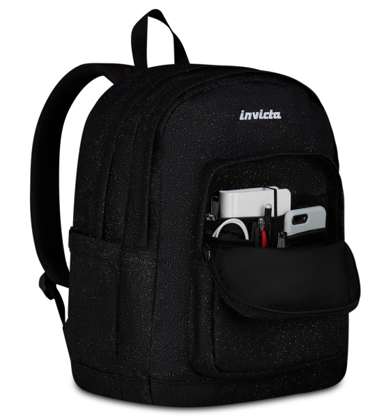 ZAINO JELEK SHINE GRS INVICTA GLITTER NERO