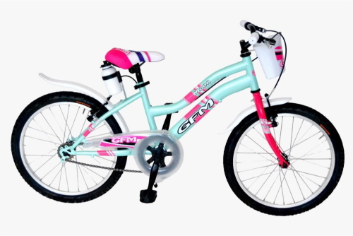 BICICLETTA 20 MTB MOUNTAIN BIKE GIRL MOON TURCHESE 1 VELOCITA