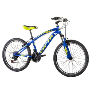 BICICLETTA 24 MTB MOUNTAIN BIKE BOY MERCURY 21V AZZURRO