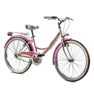 BICICLETTA 20 CTB CITY BIKE GIRL VENERE BIANCO 6 VELOCITA