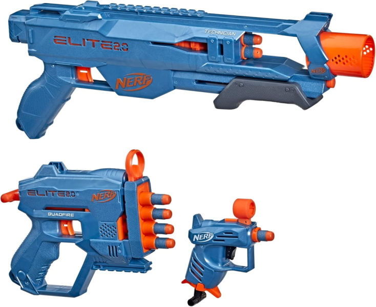 NERF ELITE 3 PISTOLE BLASTER LOADOUT
