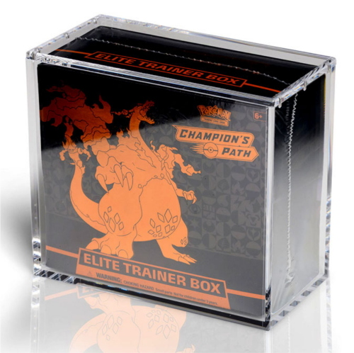 ACRYLIC BOX PROTEZIONE POKEMON SET ALLENATORE FUORICLASSE