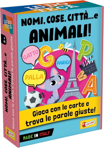 LUDOTECA CARTE DEI BAMBINI NOMI, COSE, CITTA'... E ANIMALI!